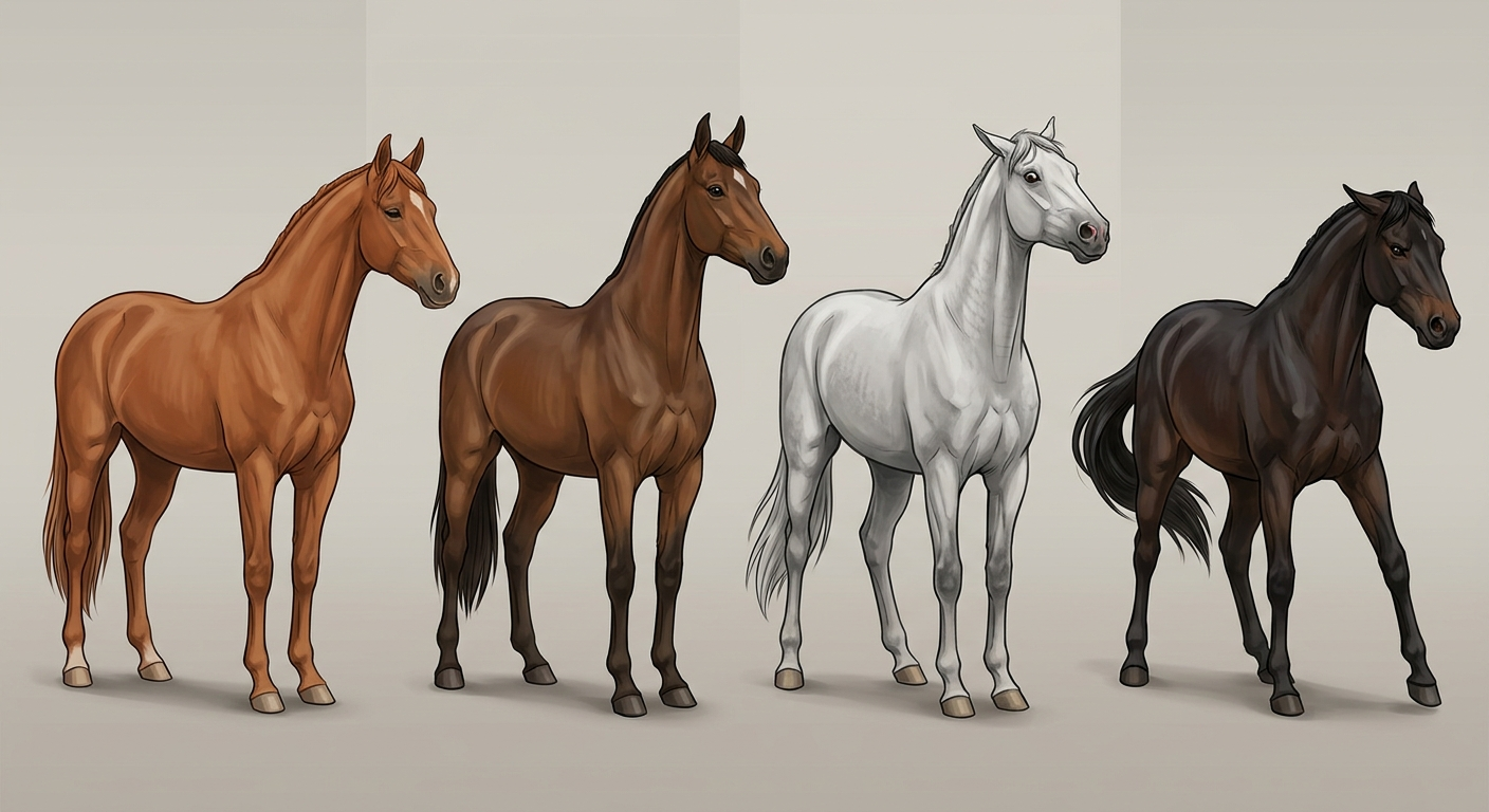 Expressions et postures du cheval